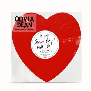 New Olivia Dean - It Isn't Perfect But It Might Be RED Heart-Shaped 10" Vinyl